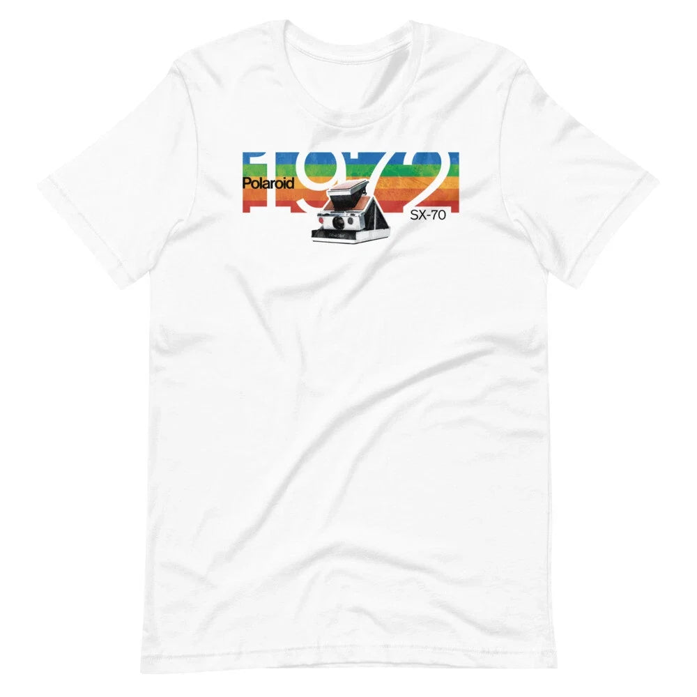1972 POLAROID SX-70 Vintage Camera Short-Sleeve - Adult & Kids T-Shirts, Sweatshirts & Hoodies apparel design preview 1