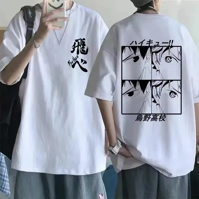 Anime Haikyuu!! Graphic Oversized - Adult & Kids T-Shirts, Sweatshirts & Hoodies apparel design preview 1