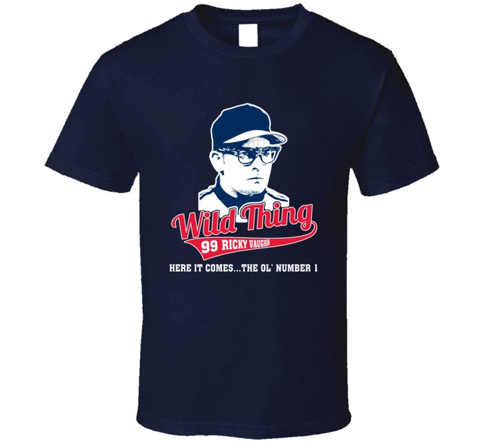 Ricky Vaughn Wild Thing Here It Comes Major League - Adult & Kids T-Shirts, Sweatshirts & Hoodies apparel design preview 1