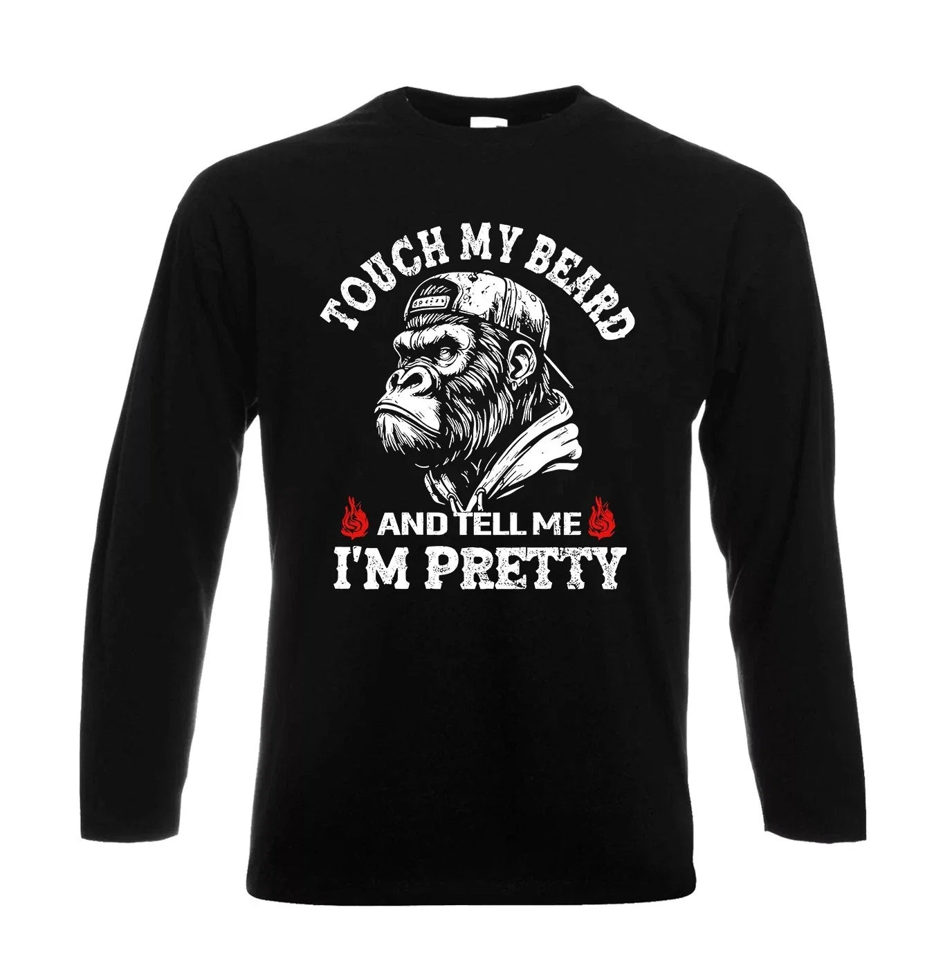 TOUCH MY BEARD AND TELL ME Funny Slogan Mens Joke - Adult & Kids T-Shirts, Sweatshirts & Hoodies apparel design preview 1