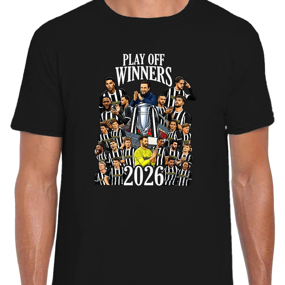 Notts County Play Off Winners 2026 Pies Fans - Adult & Kids T-Shirts, Sweatshirts & Hoodies apparel design preview 1