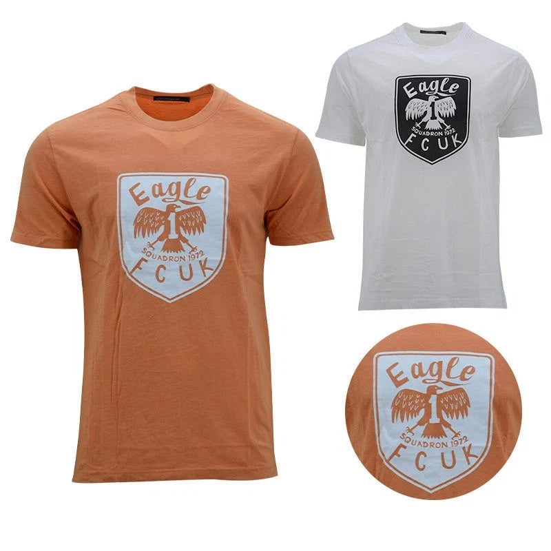 French Connection Mens Crew Neck Short Sleeve Printed - Adult & Kids T-Shirts, Sweatshirts & Hoodies apparel design preview 1