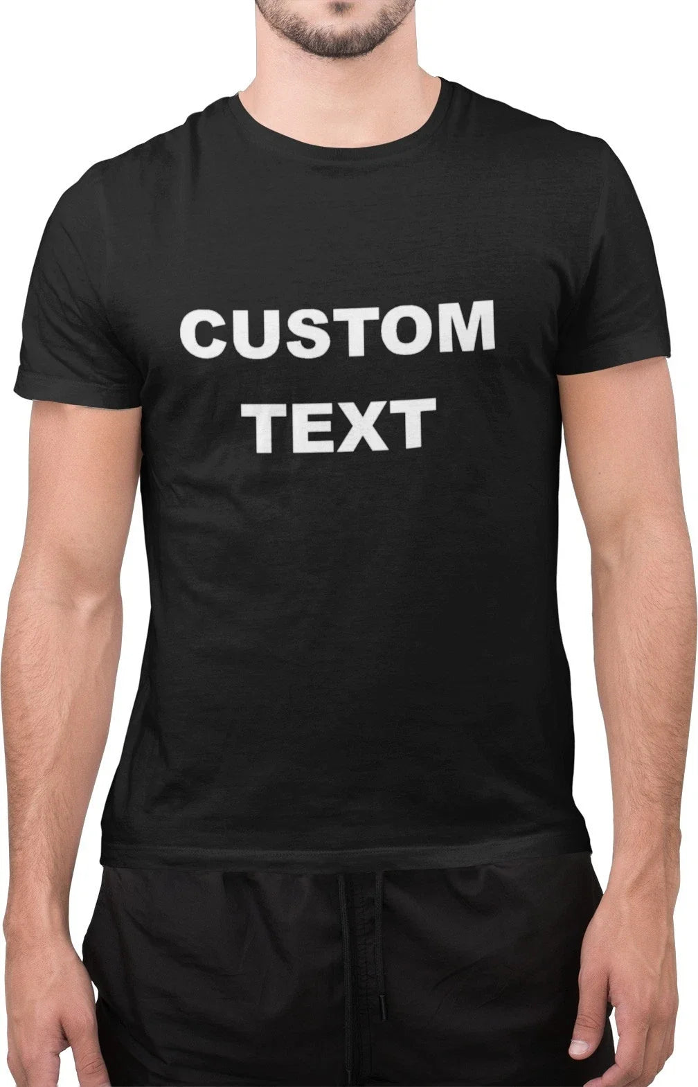 Personalized Custom Text Any 1 Color Print - Adult & Kids T-Shirts, Sweatshirts & Hoodies apparel design preview 1