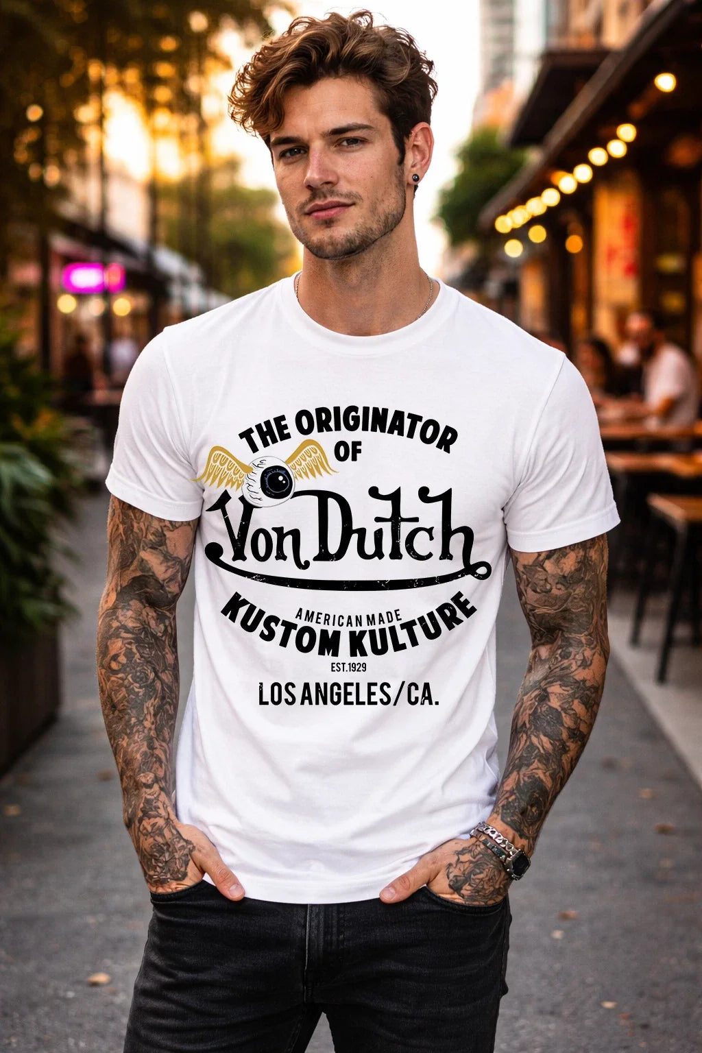 Von Dutch Legendary Gas Oil Graphic Vintage Style - Adult & Kids T-Shirts, Sweatshirts & Hoodies apparel design preview 1