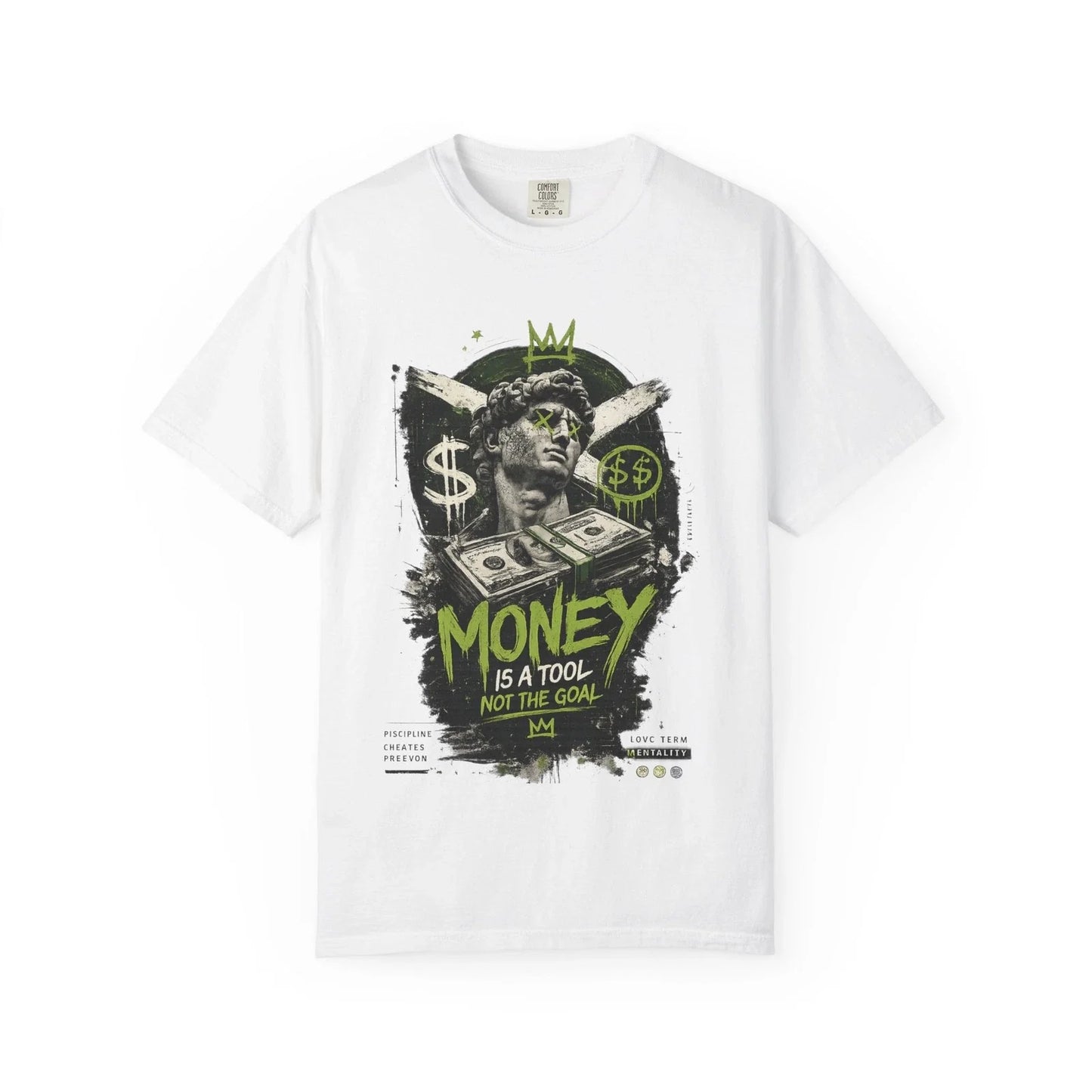 Money Is a Tool graphic Statue, Cash, Street Art - Adult & Kids T-Shirts, Sweatshirts & Hoodies apparel design preview 1
