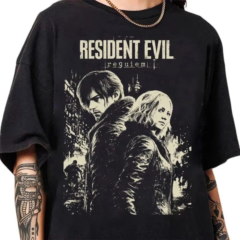 Resident Evil Requiem Graphic Print Unisex Cotton - Adult & Kids T-Shirts, Sweatshirts & Hoodies apparel design preview 1