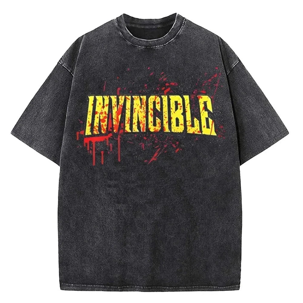 Invincible Comic Cotton Washed Vintage Oversized - Adult & Kids T-Shirts, Sweatshirts & Hoodies apparel design preview 1