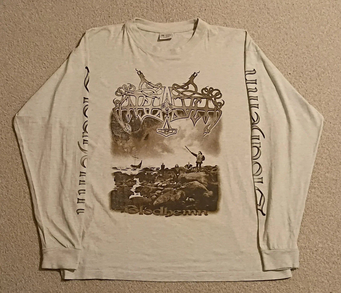 Enslaved VINTAGE 1998 XL - Adult & Kids T-Shirts, Sweatshirts & Hoodies apparel design preview 1