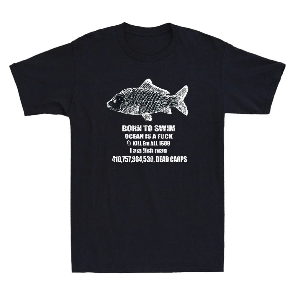 Born To Swim Ocean Is A Fvck Kill Em All 1989 I Am - Adult & Kids T-Shirts, Sweatshirts & Hoodies apparel design preview 1