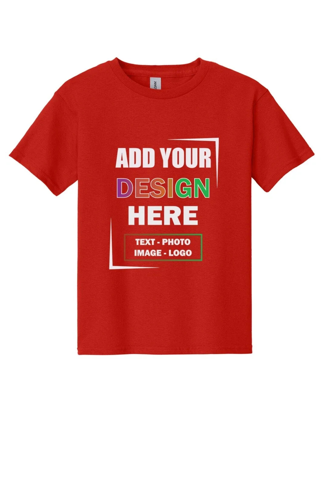 Personalized Custom Gildan Youth Heavy Cotton Kid's - Adult & Kids T-Shirts, Sweatshirts & Hoodies apparel design preview 1