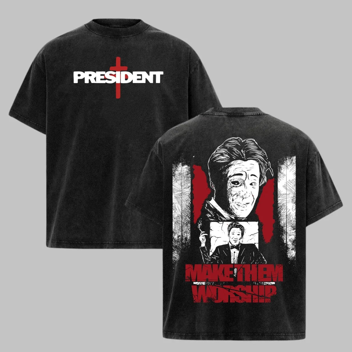 President Band Gothic Streetwear Gift For Fan Merch - Adult & Kids T-Shirts, Sweatshirts & Hoodies apparel design preview 1