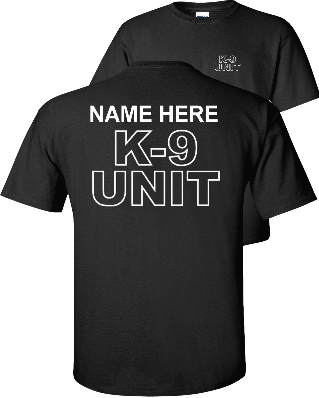 Custom Police K-9 Unit - Adult & Kids T-Shirts, Sweatshirts & Hoodies apparel design preview 1