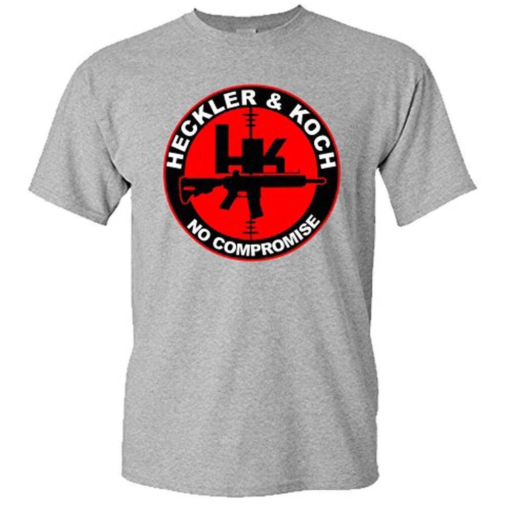 New Heckler and Koch Guns Firearms Men's Gray S-5XL - Adult & Kids T-Shirts, Sweatshirts & Hoodies apparel design preview 1