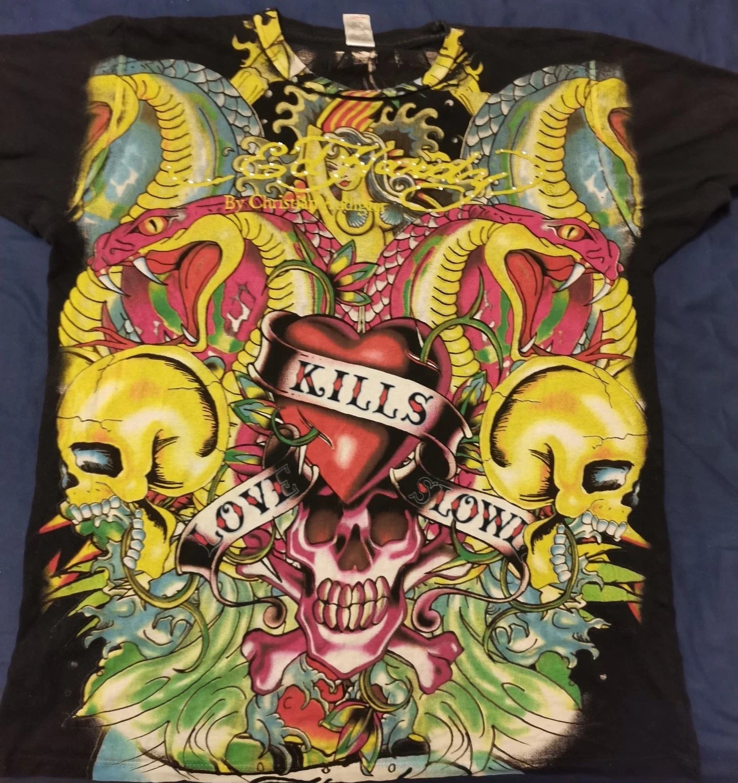 ED HARDY VINTAGE ONE OF A KIND EARLY FASHION - Adult & Kids T-Shirts, Sweatshirts & Hoodies apparel design preview 1