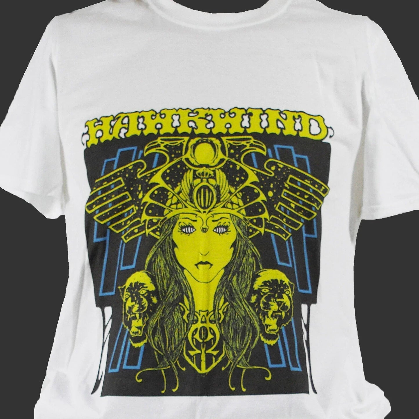 HAWKWIND PROG ROCK METAL unisex white S-3XL - Adult & Kids T-Shirts, Sweatshirts & Hoodies apparel design preview 1