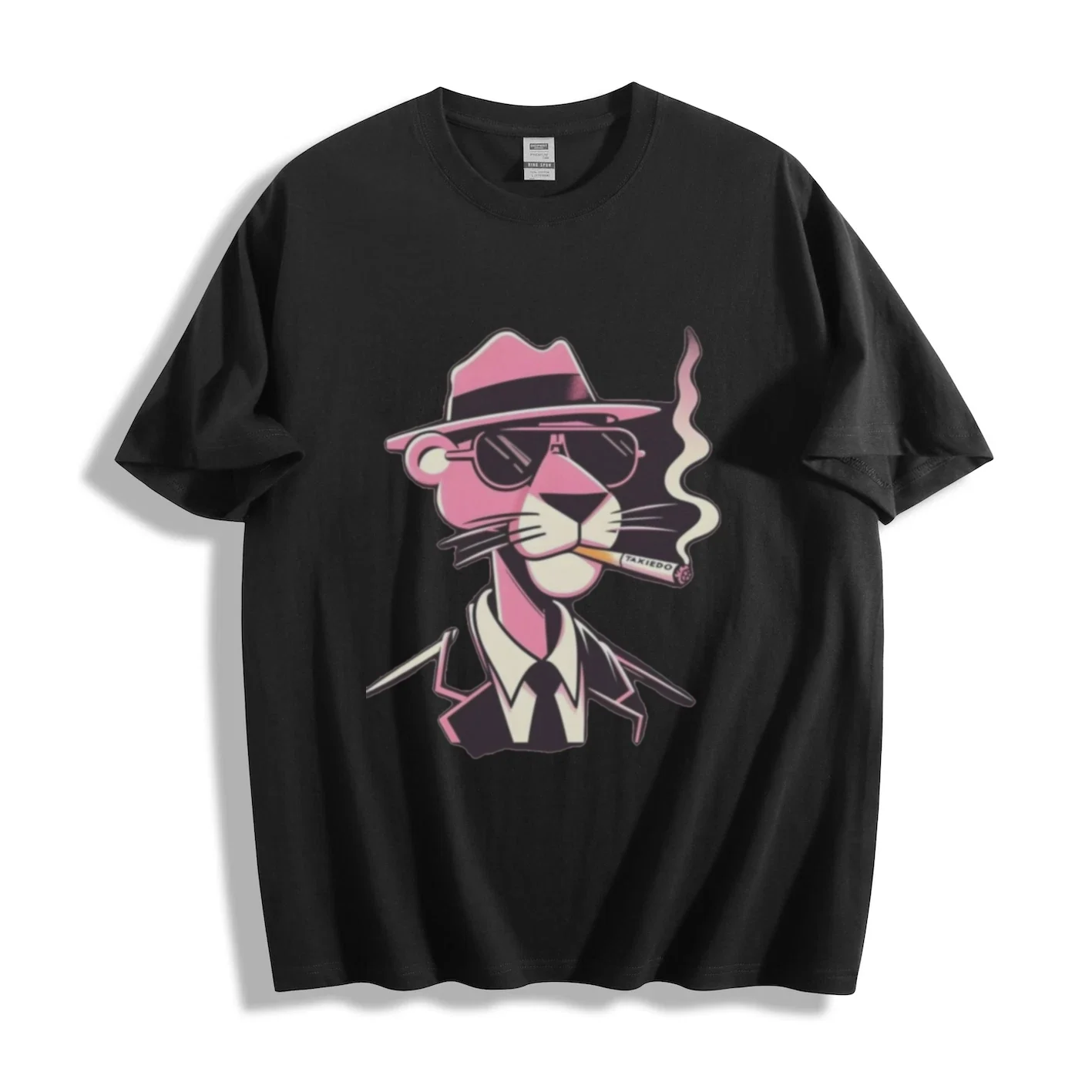Cool Pink Panther Suit Cigar Graphic - Adult & Kids T-Shirts, Sweatshirts & Hoodies apparel design preview 1