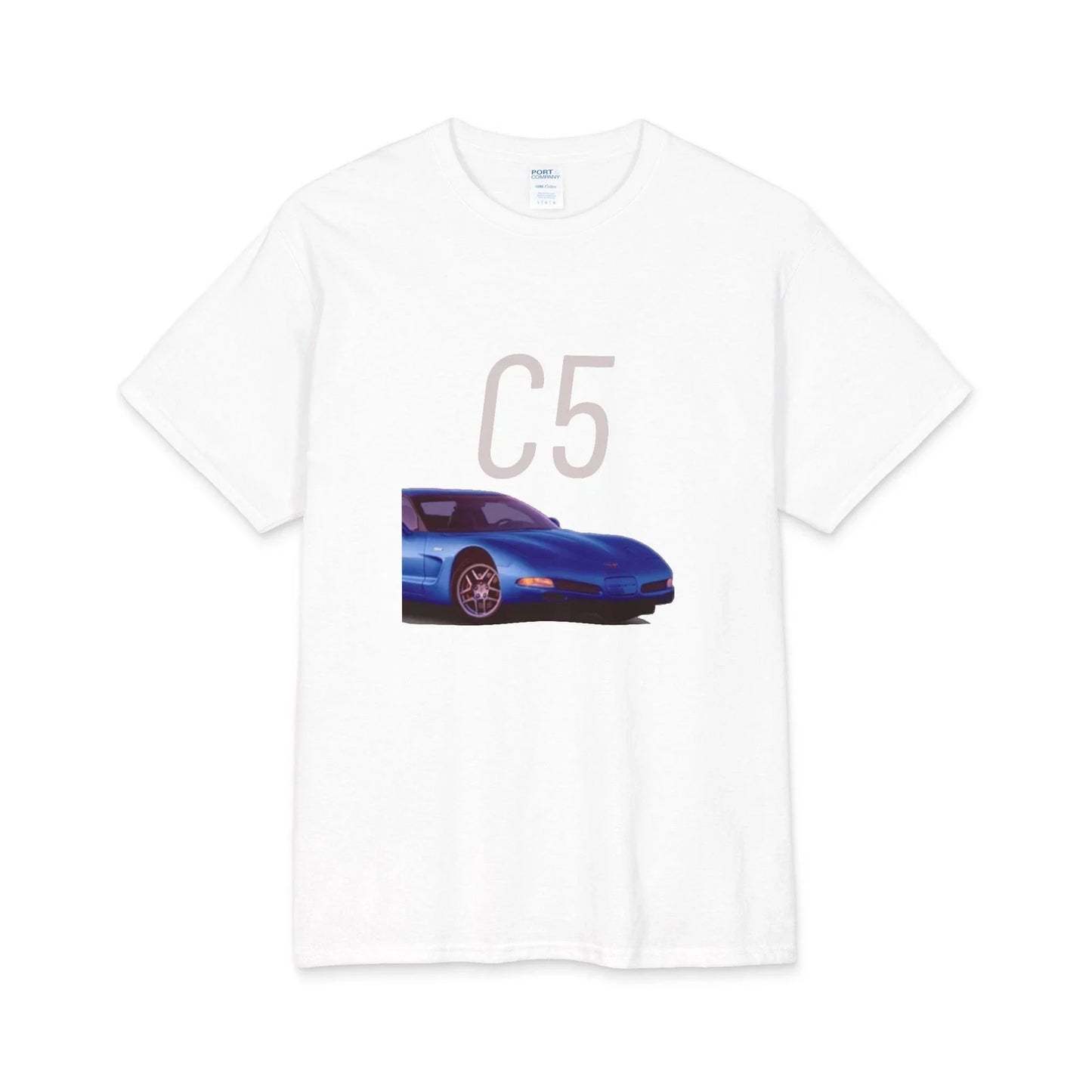C5 Corvette Blue Sports Car Graphic Comfortable Chevy - Adult & Kids T-Shirts, Sweatshirts & Hoodies apparel design preview 1