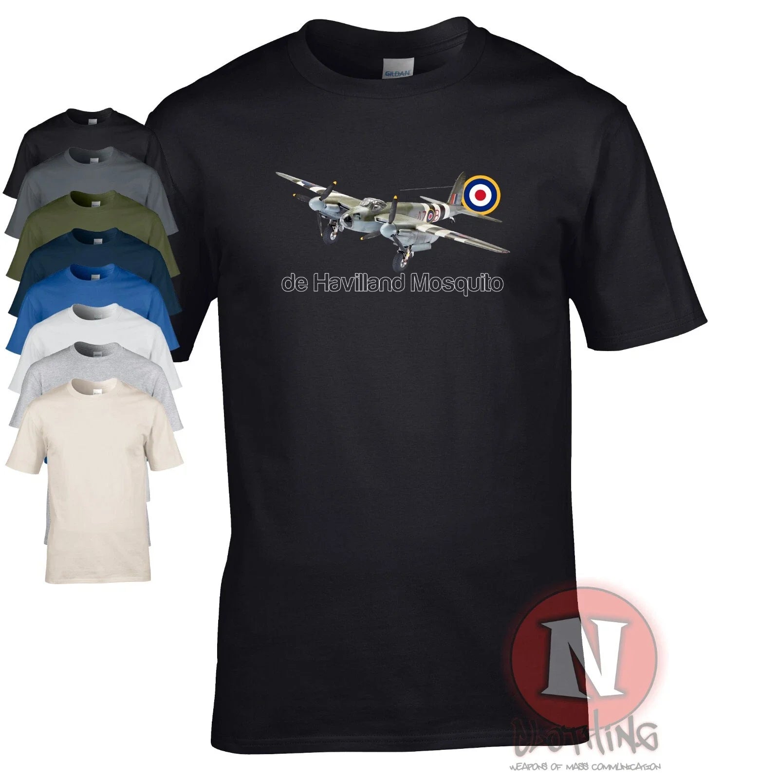 De Havilland Mosquito multi role fighter RAF aircraft - Adult & Kids T-Shirts, Sweatshirts & Hoodies apparel design preview 1
