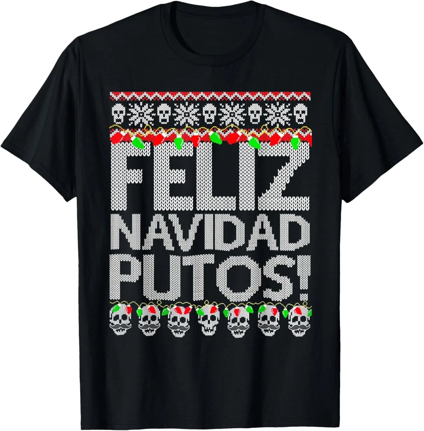 Feliz Navidad Putos - Adult & Kids T-Shirts, Sweatshirts & Hoodies apparel design preview 1