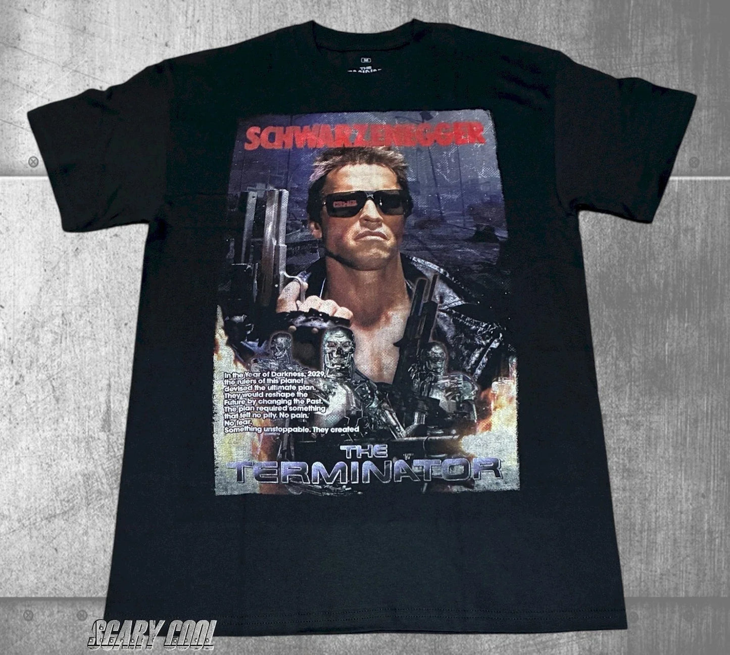 New The Terminator Arnold Schwarzenegger 1984 Mens - Adult & Kids T-Shirts, Sweatshirts & Hoodies apparel design preview 1