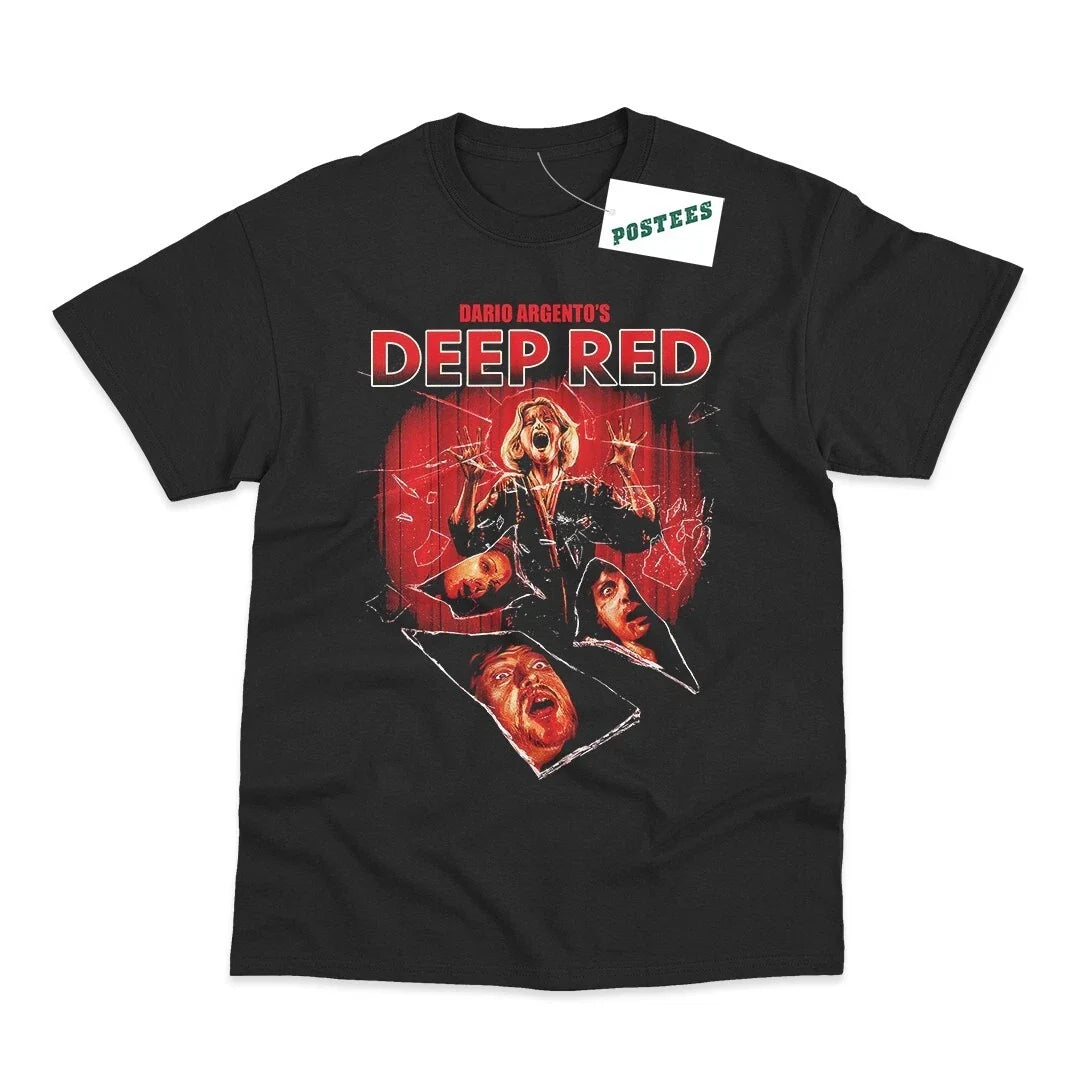 Deep Red (1975) Movie Poster Style Inspired Direct To - Adult & Kids T-Shirts, Sweatshirts & Hoodies apparel design preview 1