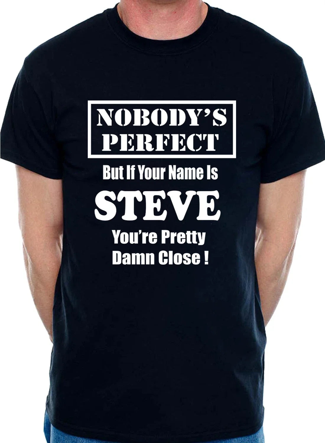 Mens Custom First Name Steve Fathers Day Gift Present - Adult & Kids T-Shirts, Sweatshirts & Hoodies apparel design preview 1