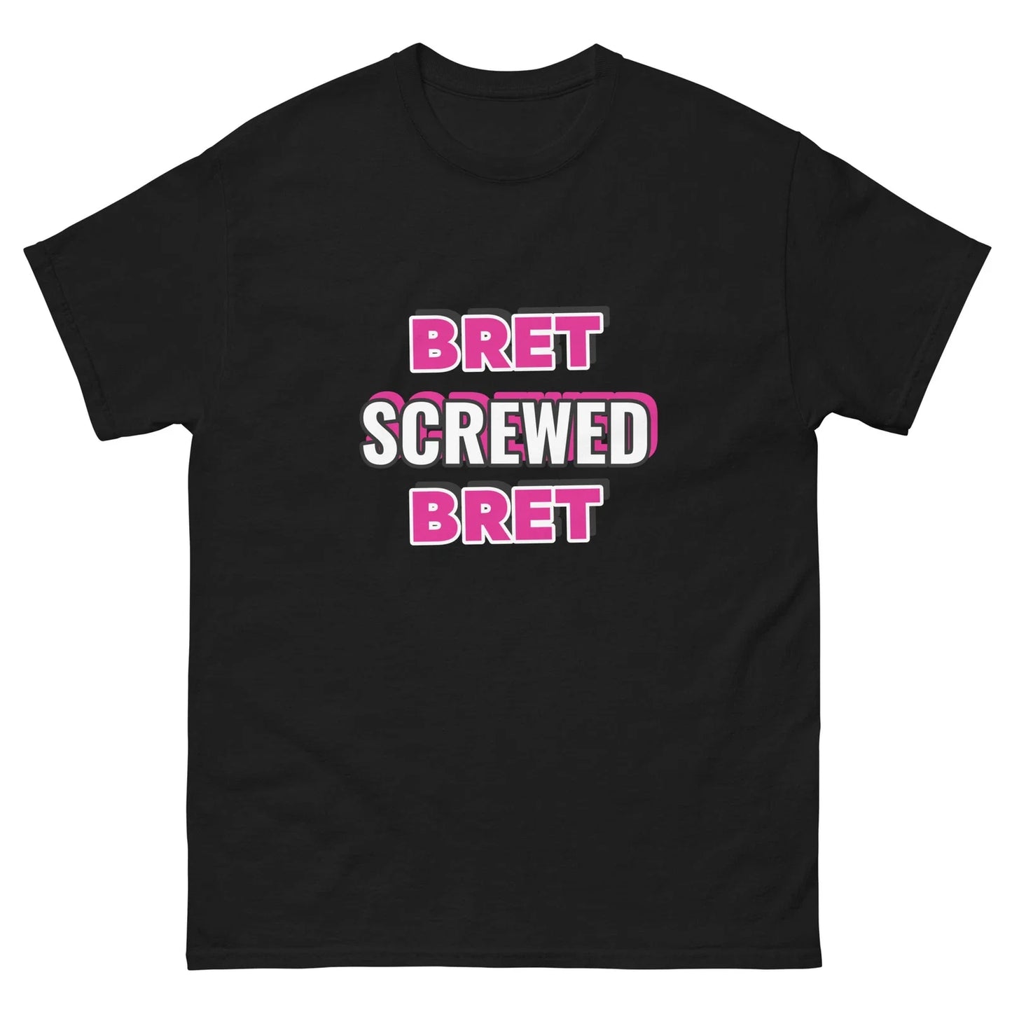 Bret Screwed Pro Wrestling Montreal Screw Job - Adult & Kids T-Shirts, Sweatshirts & Hoodies apparel design preview 1