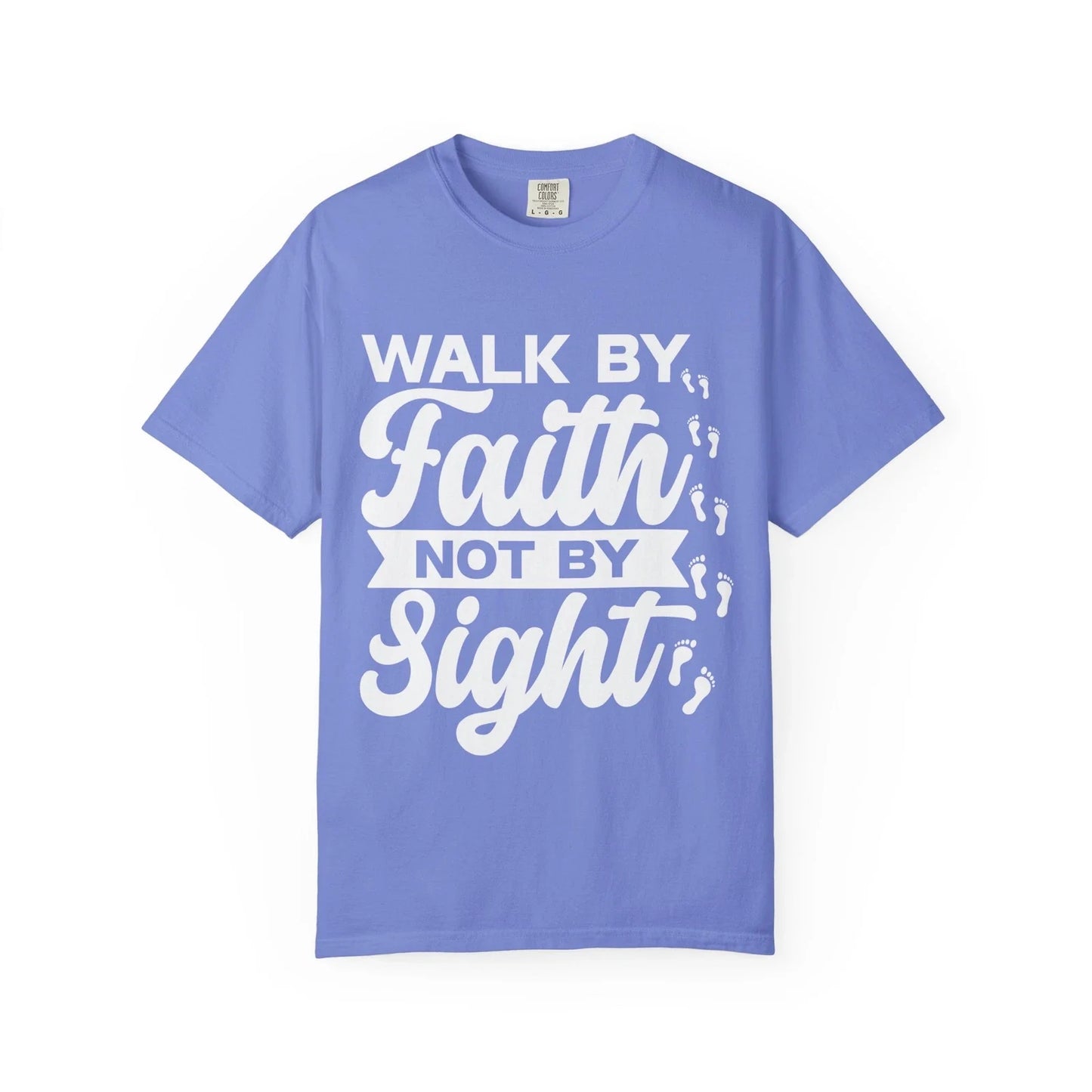 Motivational Walk by Faith Not Sight, Inspirational - Adult & Kids T-Shirts, Sweatshirts & Hoodies apparel design preview 1