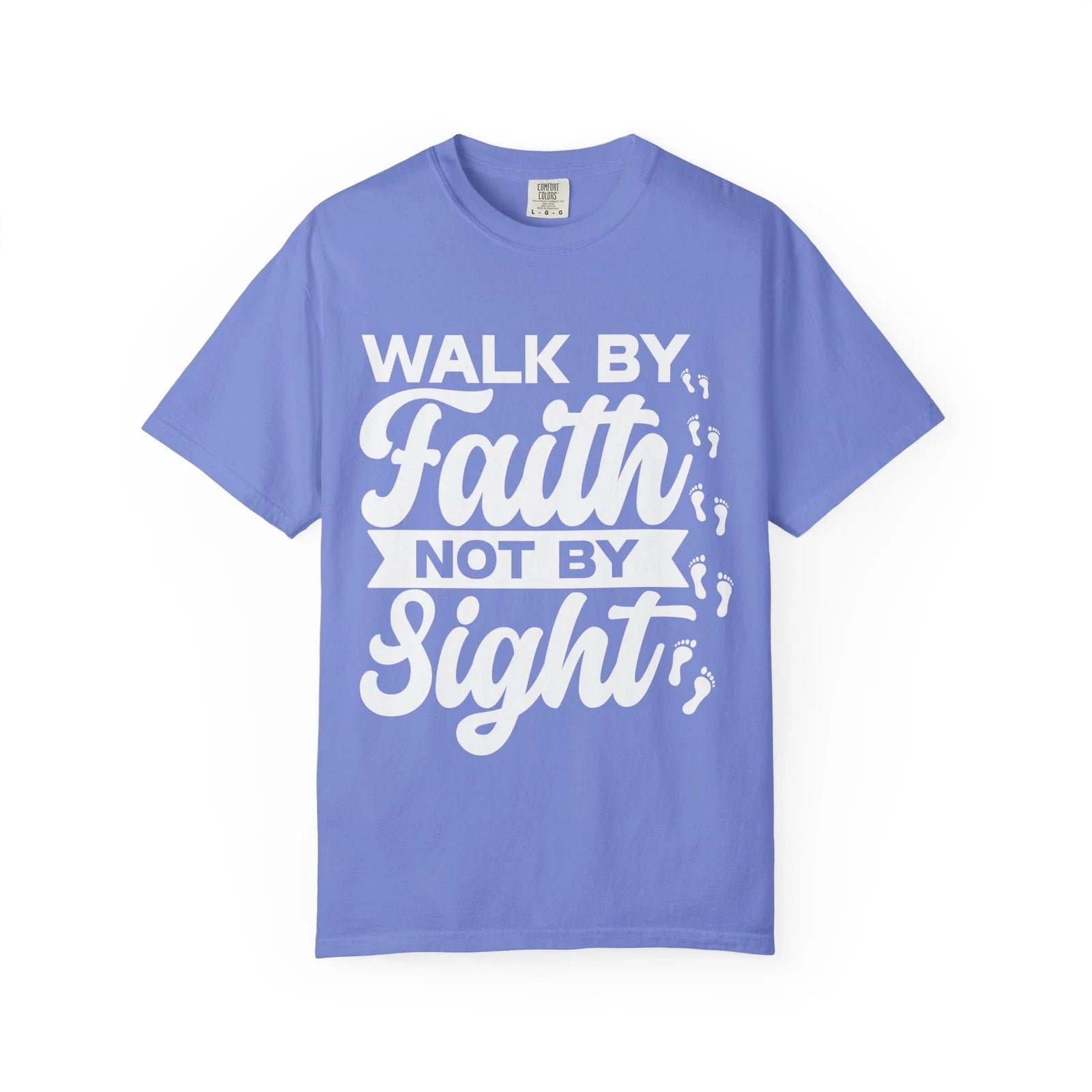 Motivational Walk by Faith Not Sight, Inspirational - Adult & Kids T-Shirts, Sweatshirts & Hoodies apparel design preview 1