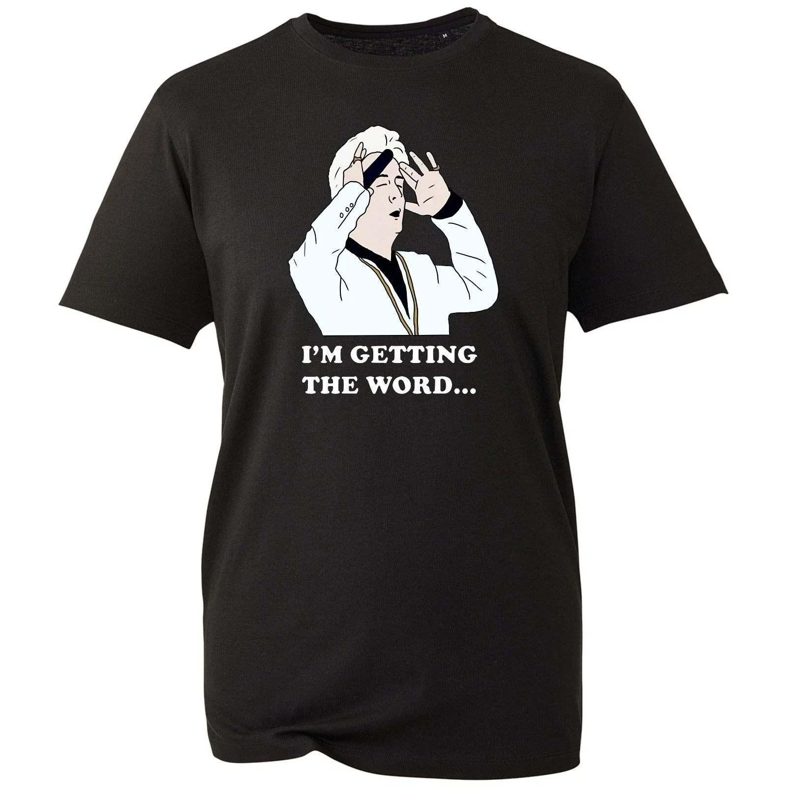Clinton Baptiste Mens Cotton I'm Getting The Word - Adult & Kids T-Shirts, Sweatshirts & Hoodies apparel design preview 1