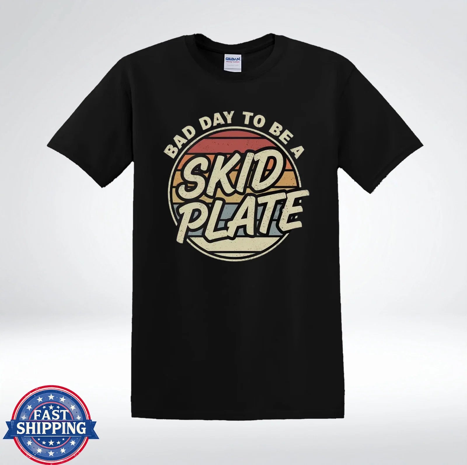 Bad Day To Be A Skid Plate Offroad Truck Humor - Adult & Kids T-Shirts, Sweatshirts & Hoodies apparel design preview 1