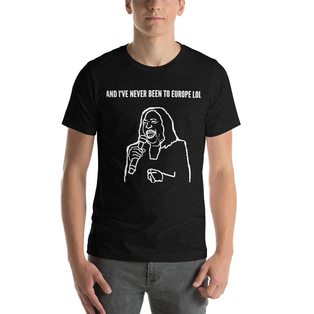I've never been to Europe - Adult & Kids T-Shirts, Sweatshirts & Hoodies apparel design preview 1