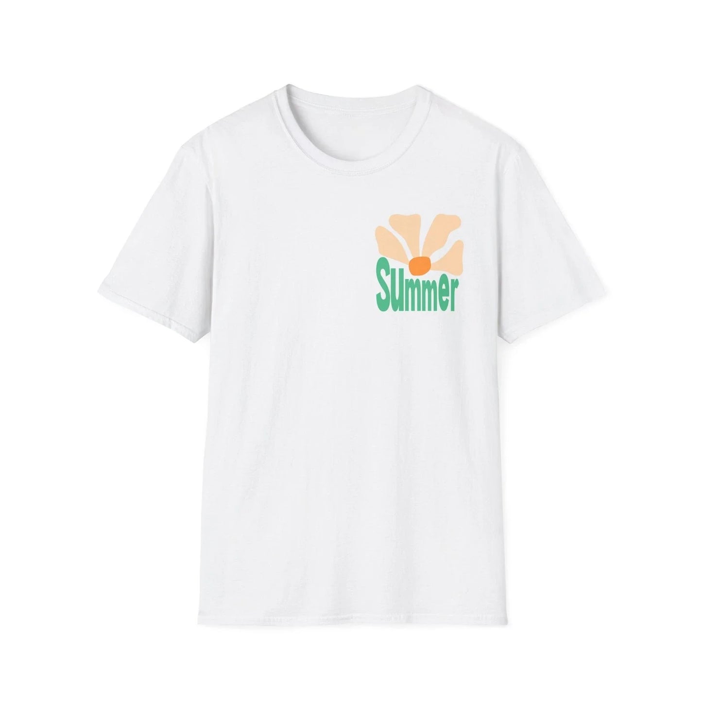 Retro Floral Summer Orange Flower Graphic - Adult & Kids T-Shirts, Sweatshirts & Hoodies apparel design preview 1