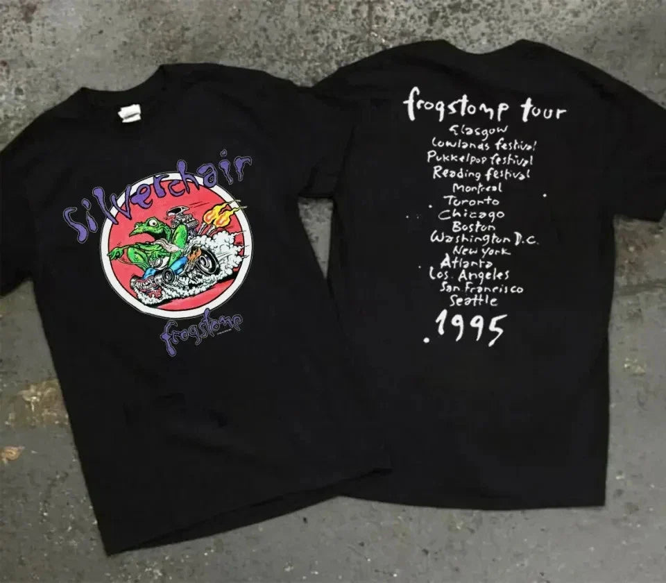 1995 Silverchair Frogstomp Tour Concert Rock Band '95 - Adult & Kids T-Shirts, Sweatshirts & Hoodies apparel design preview 1