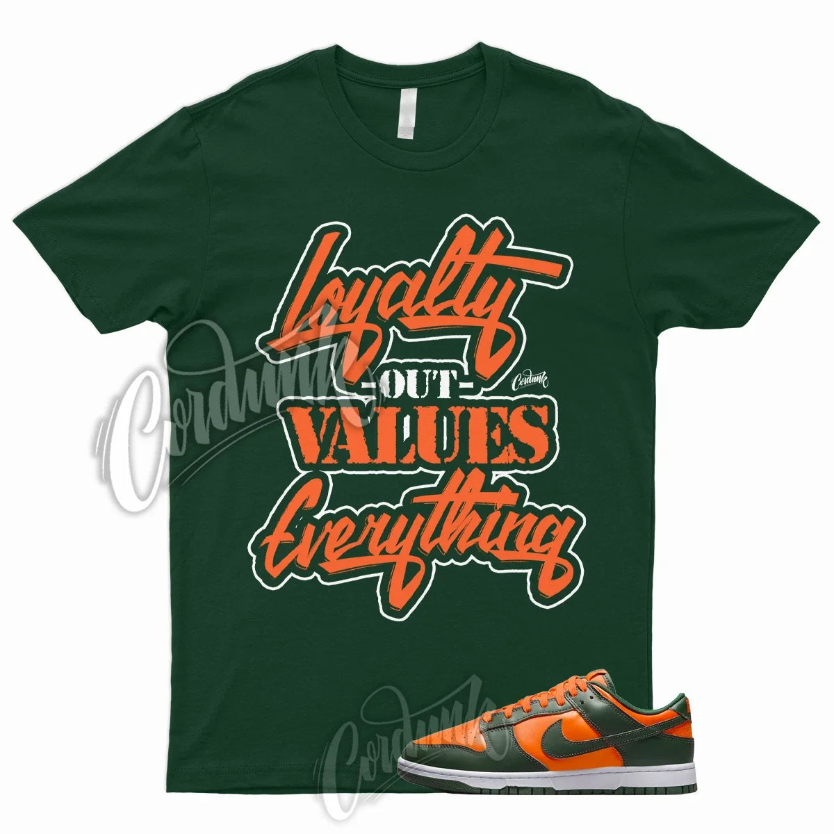 LYLTY for Dunk Low Miami Orange Team Green High Rain - Adult & Kids T-Shirts, Sweatshirts & Hoodies apparel design preview 1