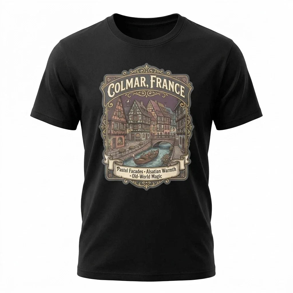 Colmar France Alsace Charm Graphic Unisex Travel - Adult & Kids T-Shirts, Sweatshirts & Hoodies apparel design preview 1