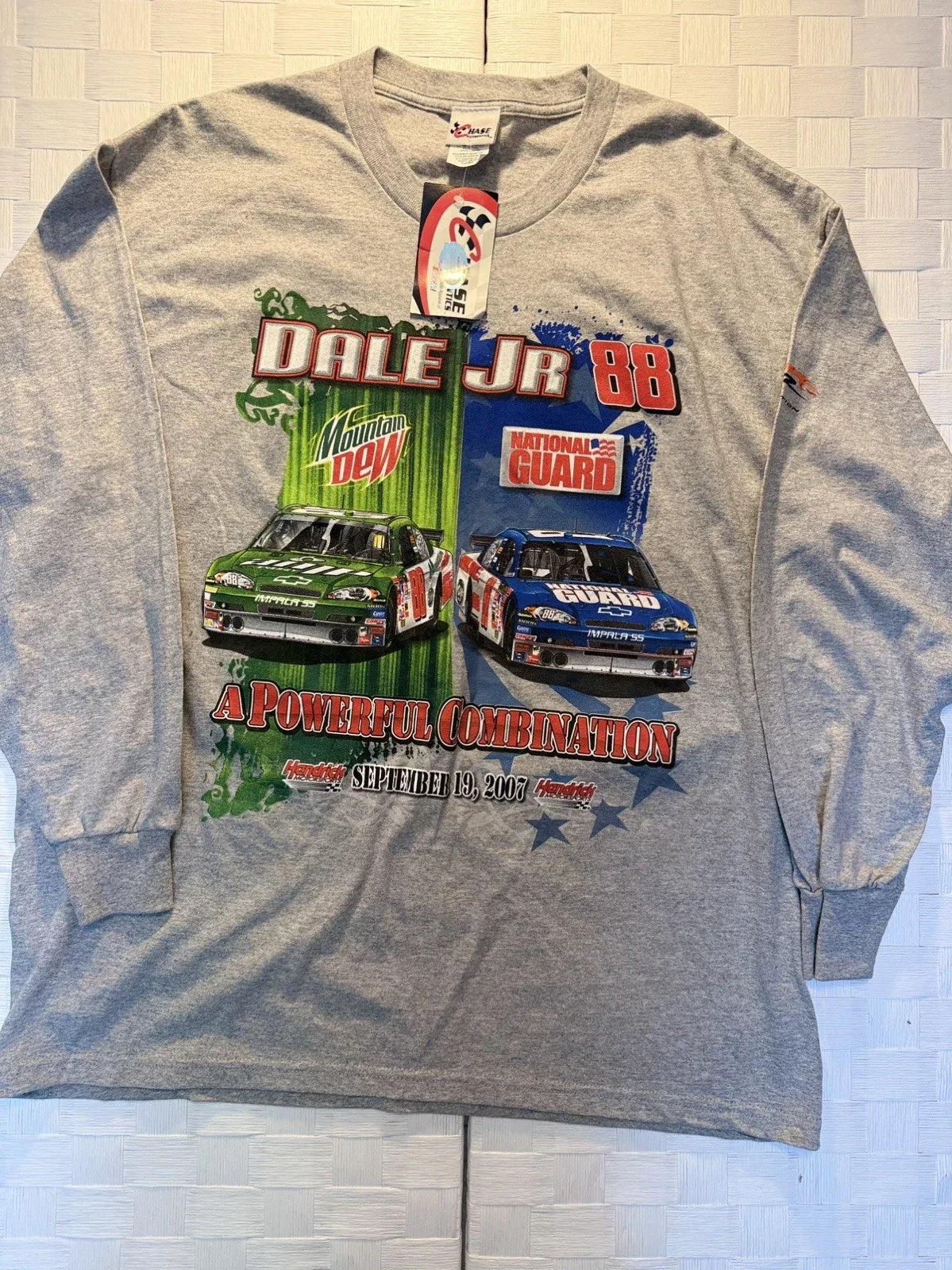Y2K Dale Earnhardt Jr #88 NASCAR Combination Graphic - Adult & Kids T-Shirts, Sweatshirts & Hoodies apparel design preview 1