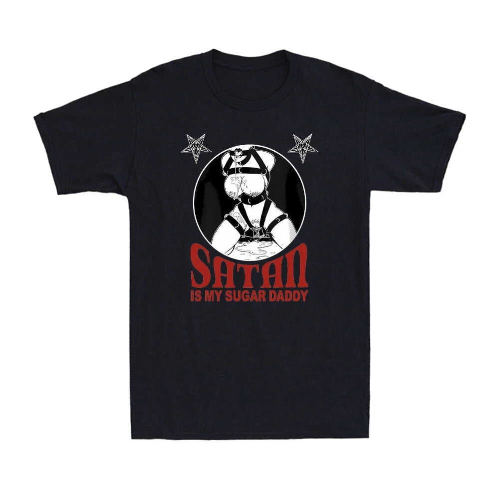 Nun Dream Satan Is My Sugar Daddy Funny Horror Unholy - Adult & Kids T-Shirts, Sweatshirts & Hoodies apparel design preview 1