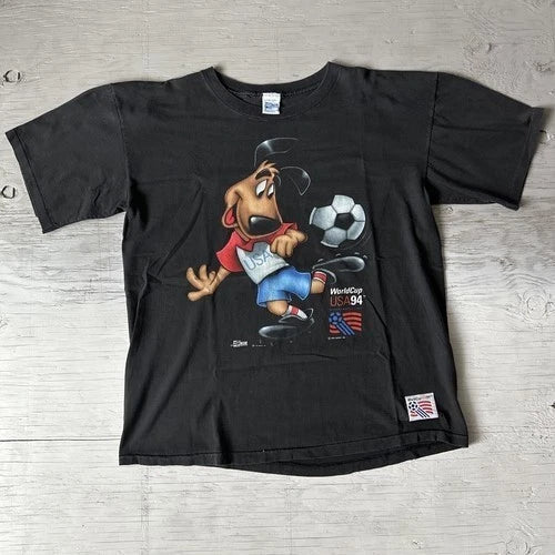 Vintage 1994 World Cup Soccer Team USA Striker Mascot - Adult & Kids T-Shirts, Sweatshirts & Hoodies apparel design preview 1