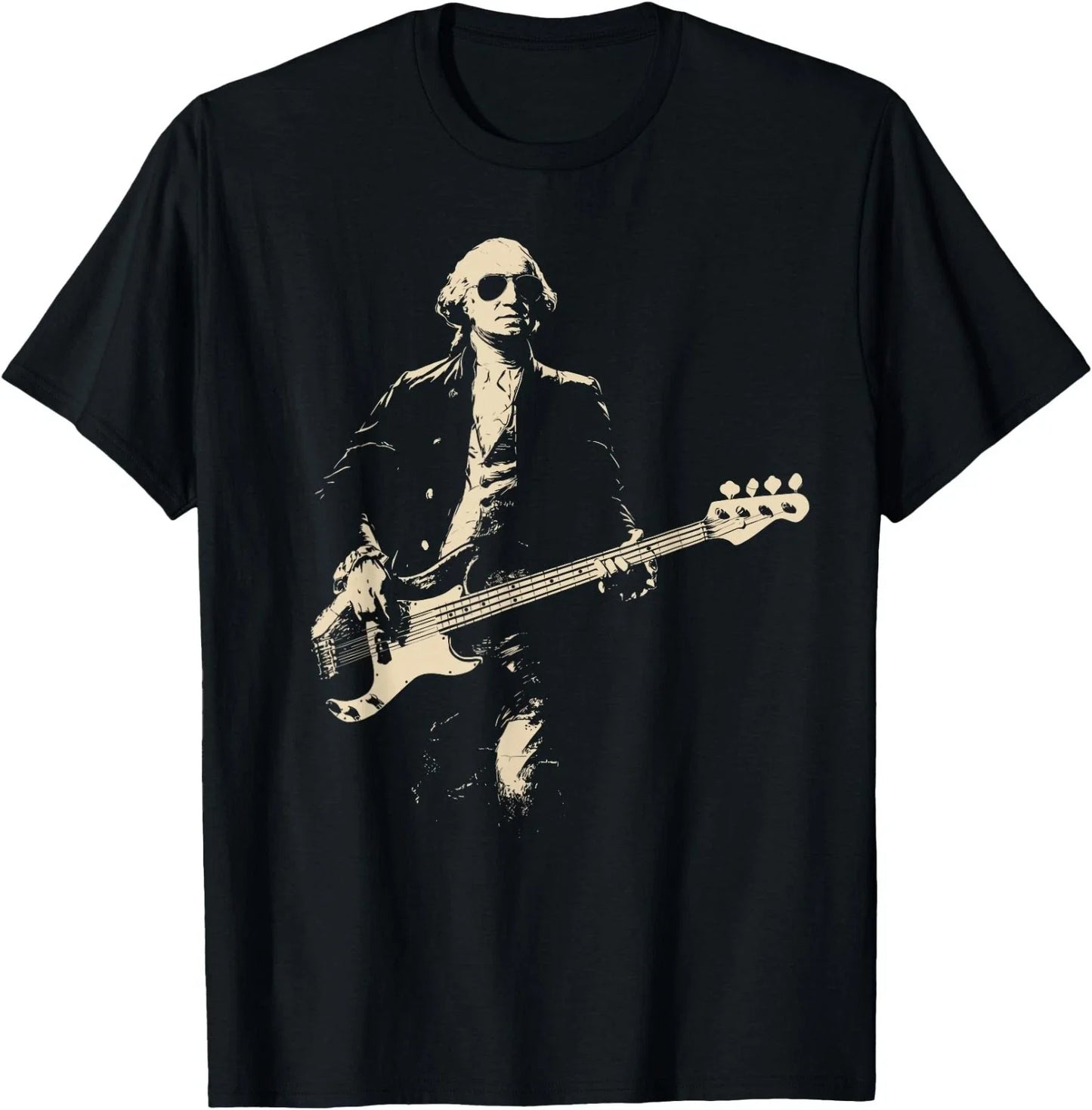 Funny Bass Face Washington School History Musician - Adult & Kids T-Shirts, Sweatshirts & Hoodies apparel design preview 1