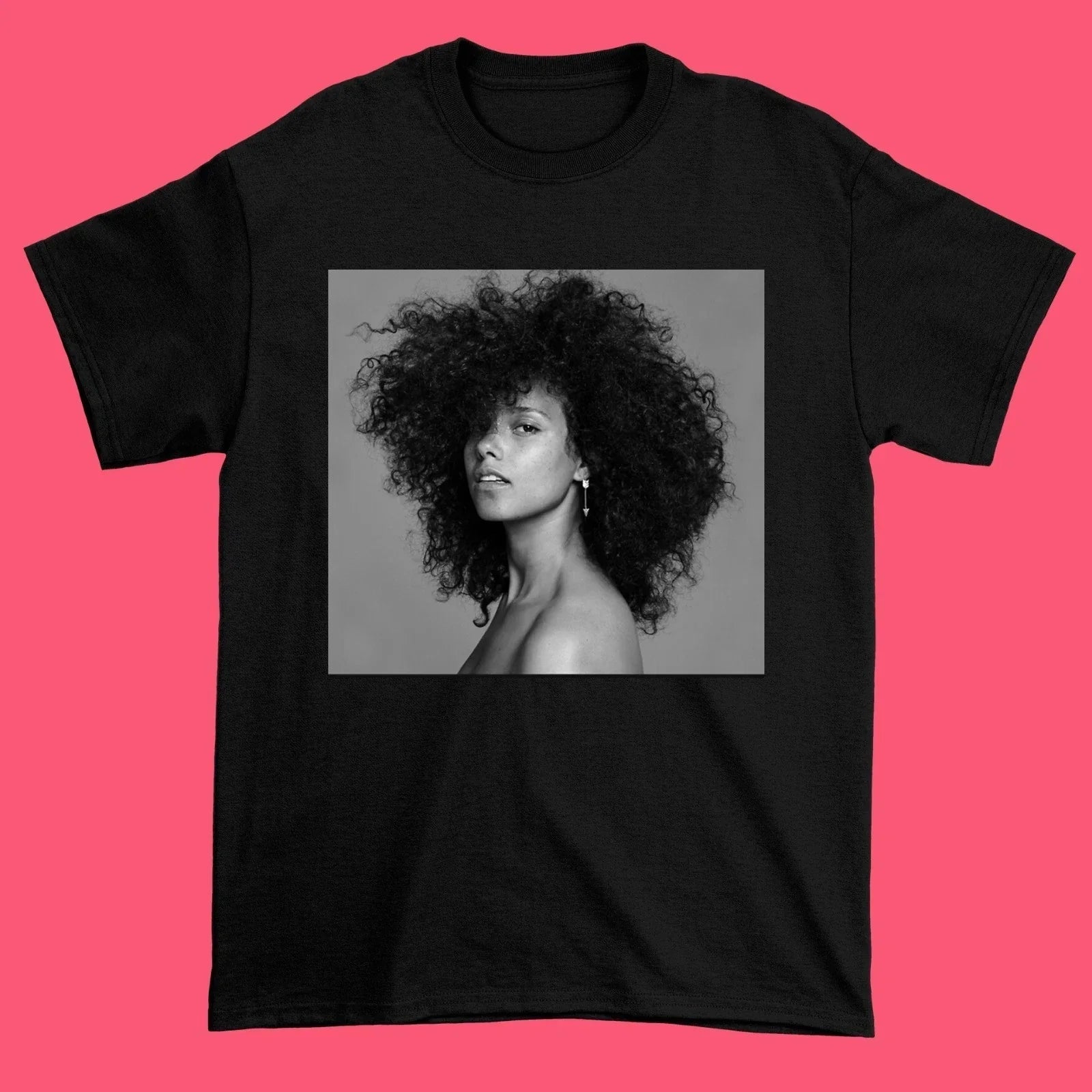Alicia Keys Black Men Unisex QC98944a - Adult & Kids T-Shirts, Sweatshirts & Hoodies apparel design preview 1