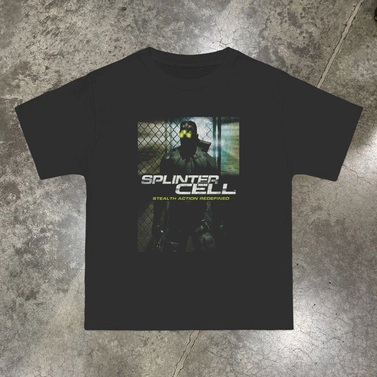 SPLINTER CELL (2002) VINTAGE REPRINT - Adult & Kids T-Shirts, Sweatshirts & Hoodies apparel design preview 1