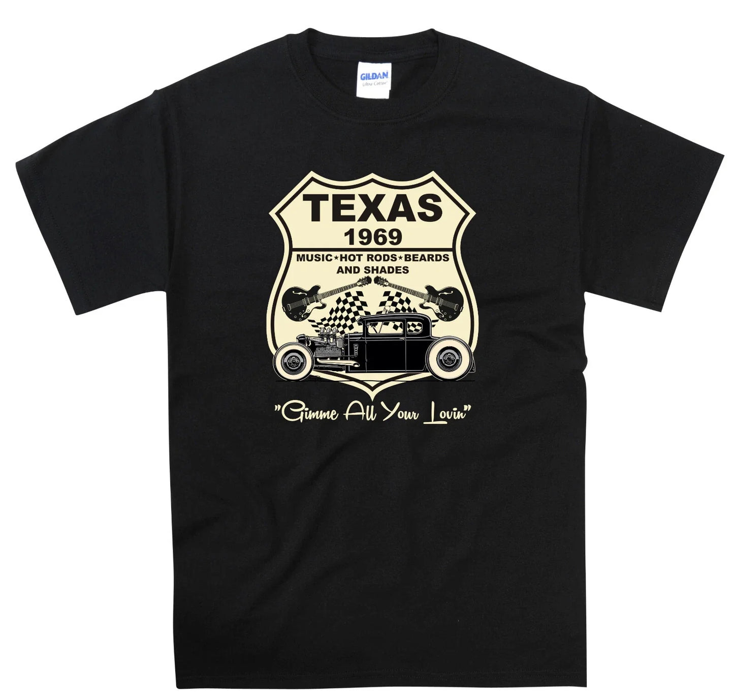 ZZ Top Inspired Hot Rod Beards Music Retro Vintage - Adult & Kids T-Shirts, Sweatshirts & Hoodies apparel design preview 1