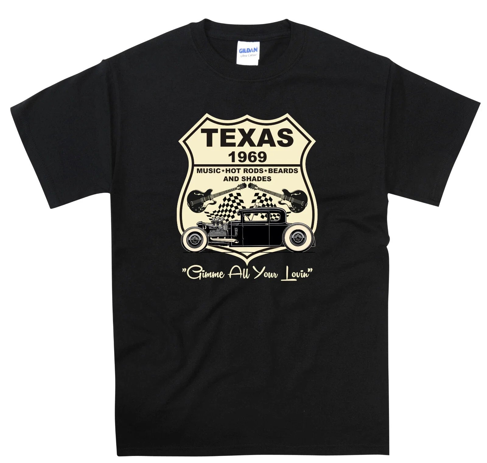 ZZ Top Inspired Hot Rod Beards Music Retro Vintage - Adult & Kids T-Shirts, Sweatshirts & Hoodies apparel design preview 1