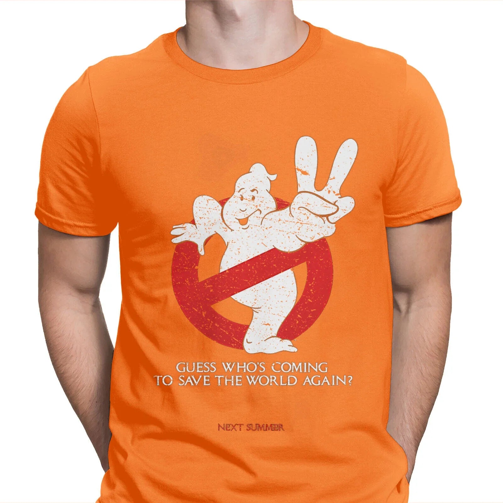 Halloween Ghostbusters Movie Poster Scary Spooky Mens - Adult & Kids T-Shirts, Sweatshirts & Hoodies apparel design preview 1