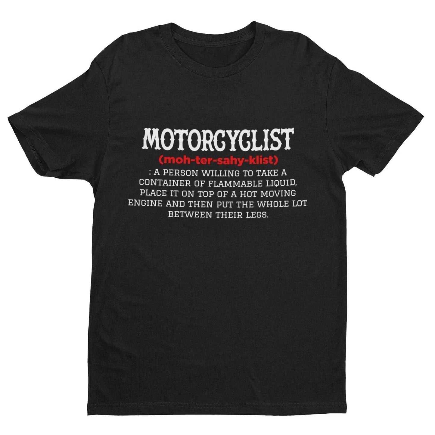 MOTORCYCLIST Dictionary Definition Funny Biker Gift - Adult & Kids T-Shirts, Sweatshirts & Hoodies apparel design preview 1