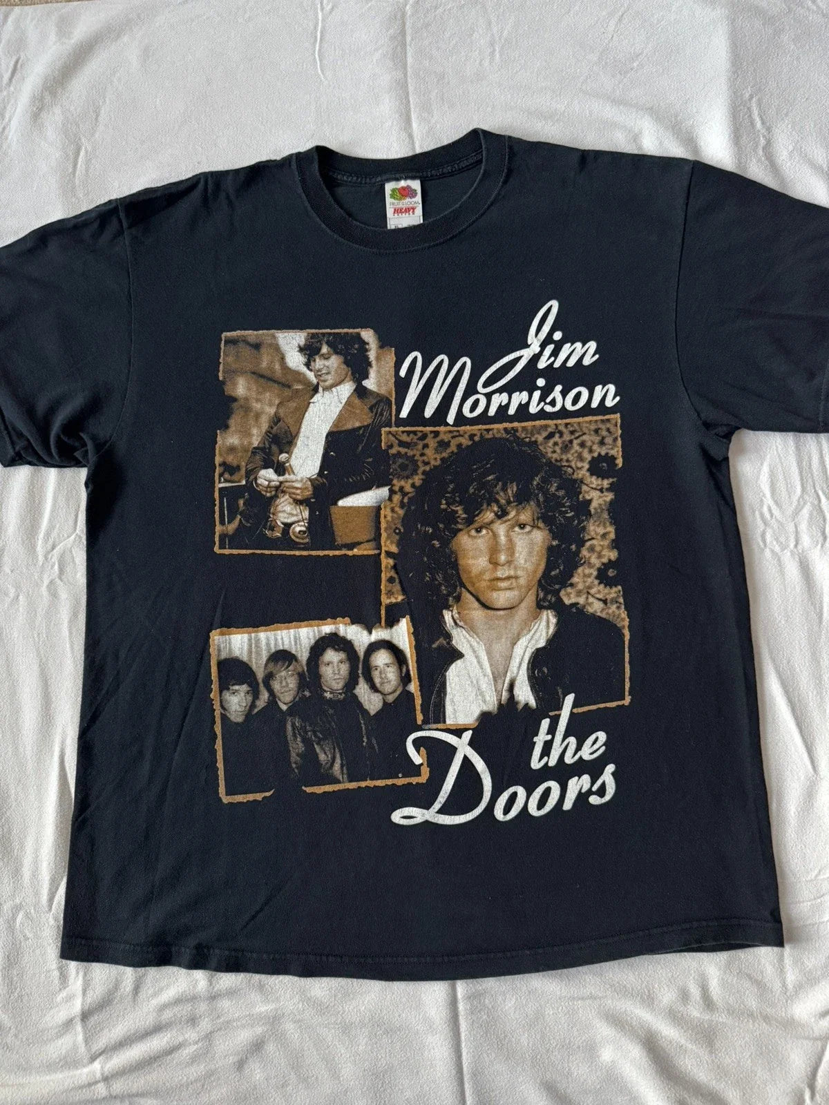 Vintage Jim Morrison The Doors Band XL Black Double - Adult & Kids T-Shirts, Sweatshirts & Hoodies apparel design preview 1