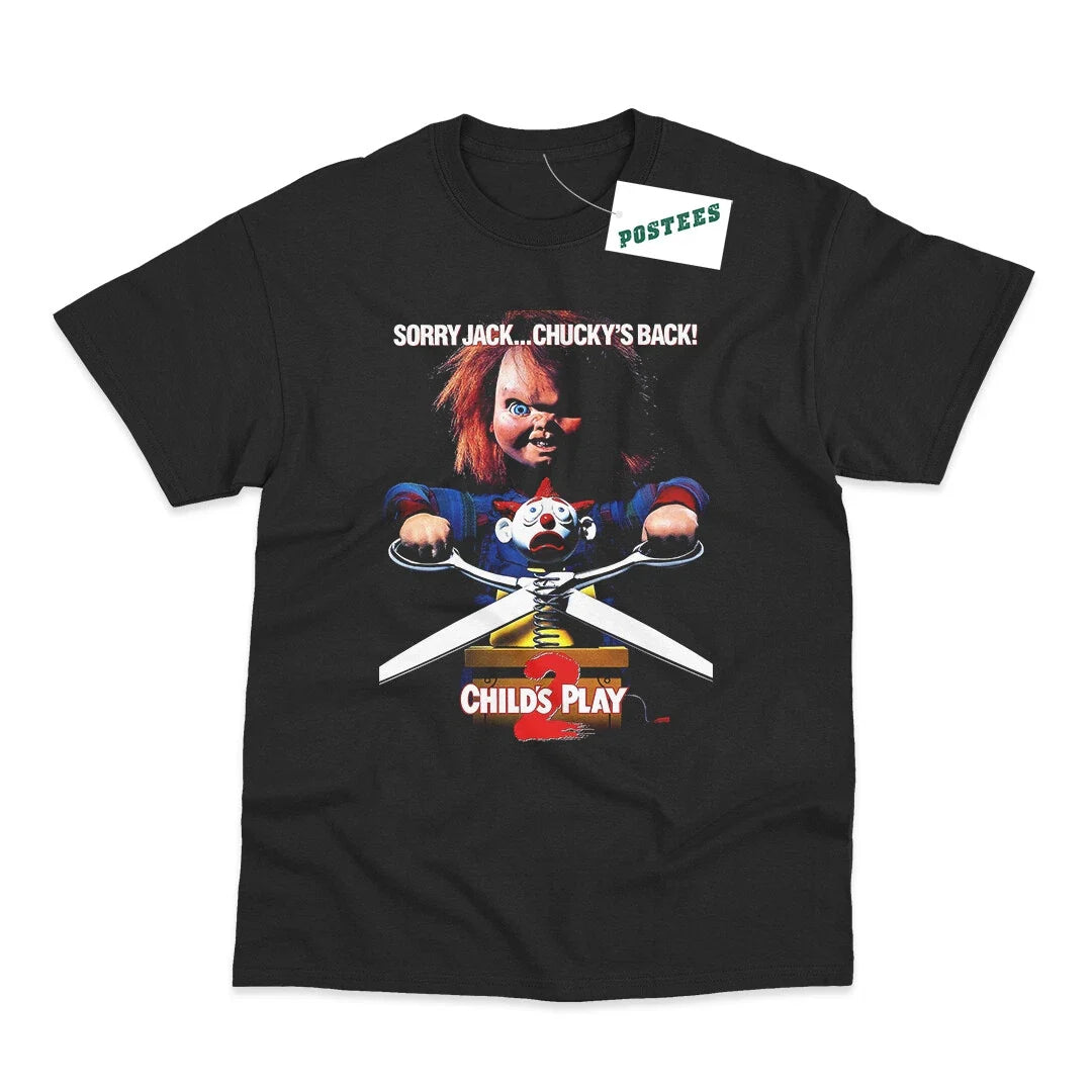 Retro Movie Poster Inspired By Child's Play 2 DTG - Adult & Kids T-Shirts, Sweatshirts & Hoodies apparel design preview 1