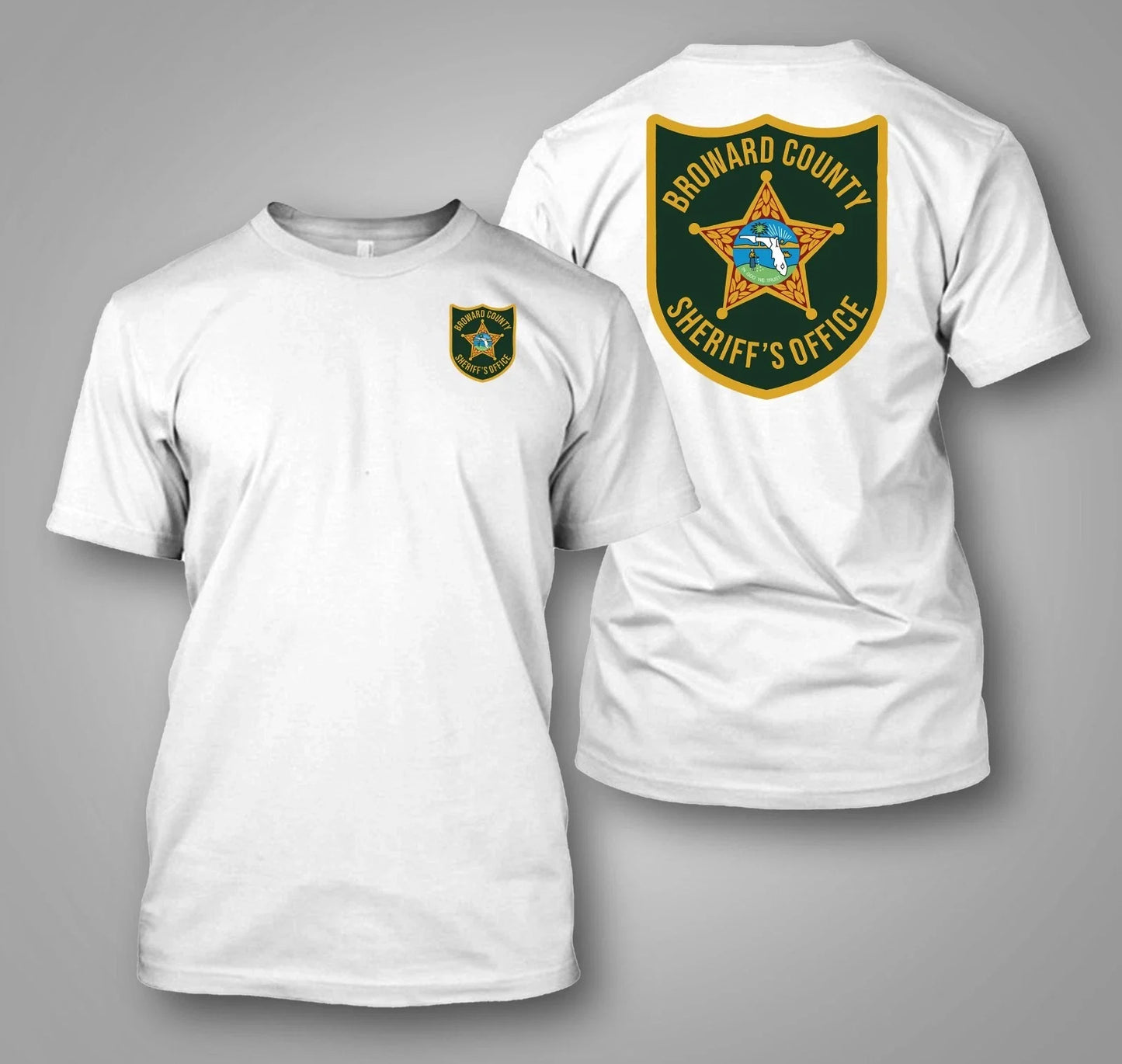 Broward County Sheriff's Office Custom Men's Back and - Adult & Kids T-Shirts, Sweatshirts & Hoodies apparel design preview 1