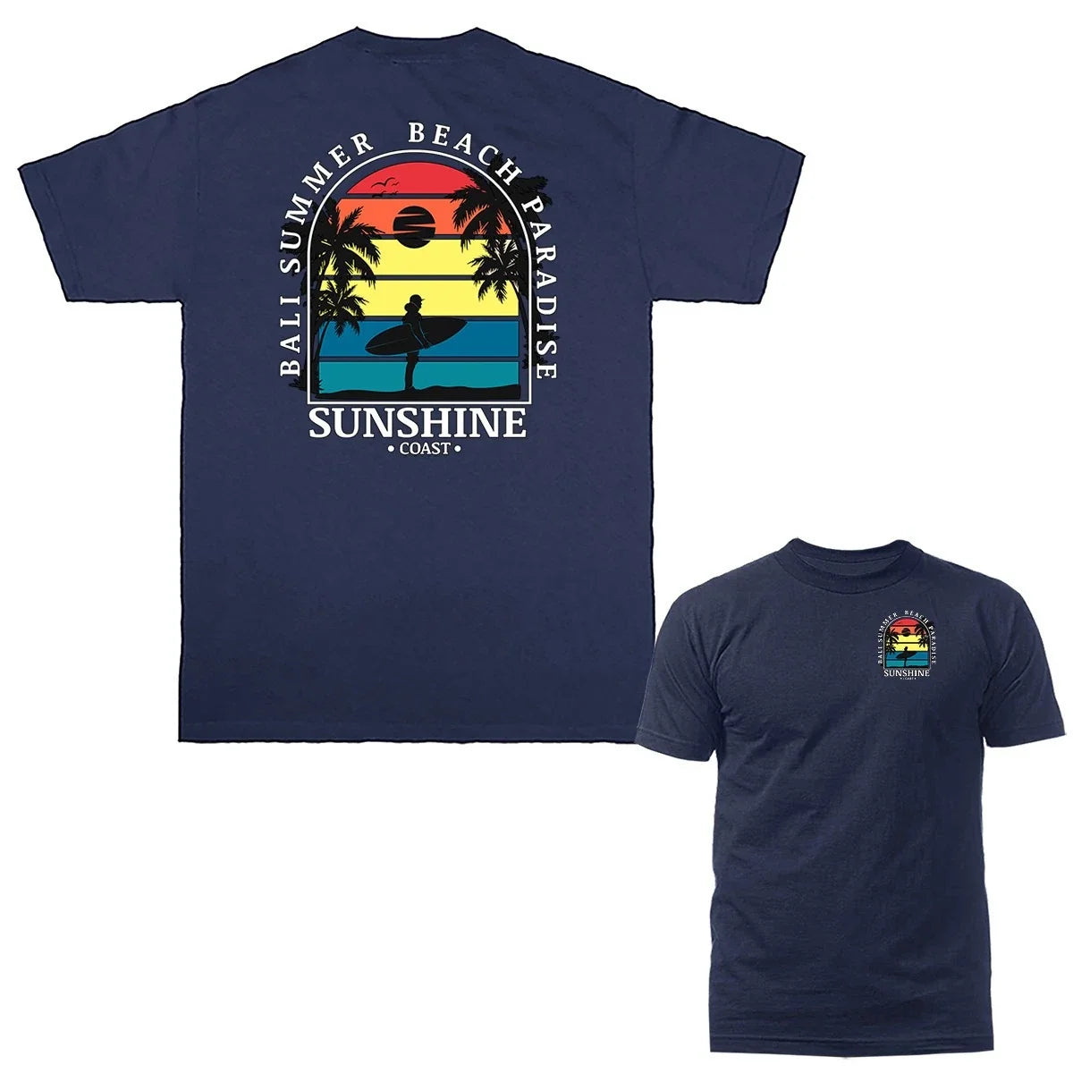 Bali Summer Beach Paradise Surfing - Adult & Kids T-Shirts, Sweatshirts & Hoodies apparel design preview 1